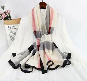 img 3 attached to JERLA Womens Cotton Scarves Fashion Women's Accessories at Scarves & Wraps