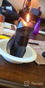 img 5 attached to Горчично-желтая свеча PyroPet для кошек с алюминиевым каркасом - уникальный подарок высотой 7 дюймов для любителей кошек, мам, жен, подруг - время горения 25 часов - идеально подходит для рождественских подарков