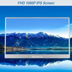 img 3 attached to Narrow Frame Portable Monitor ZSCMALLS 15.6", 1920X1080P, 60Hz, Built-In Speakers, Wall Mountable, HD