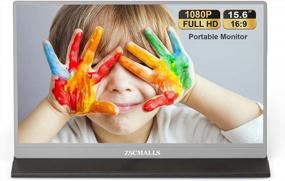 img 4 attached to Narrow Frame Portable Monitor ZSCMALLS 15.6", 1920X1080P, 60Hz, Built-In Speakers, Wall Mountable, HD