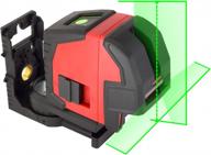 accurate and versatile: the ennologic ev164p green laser level with self-leveling cross lines and plumb dots logo