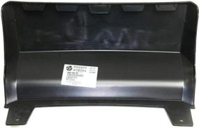 img 2 attached to 🚙 GMC Yukon XL Rear Bumper Single Piece Filler Trailer Hitch Cover for 2015-2020 R=L, Paint to Match (GM1180181, 23142974)