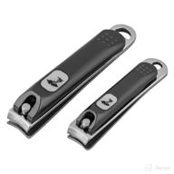 🔪 toilettree products stainless steel nail clippers - ideal set for men and women, ensuring optimal care логотип