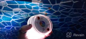 img 6 attached to Illuminate Your Pool Or Pond: Full Waterproof LOFTEK LED Lights With Remote RF, Magnets, And Suction Cups - Color Changing & Battery Operated (1 Pack)
