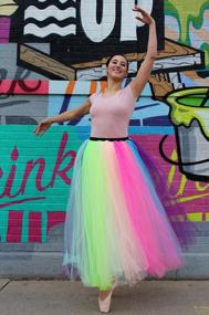 img 2 attached to Graceful And Flattering A-Line Maxi Skirts For Women - Tutu Tulle Style For Party-Wear By MisShow