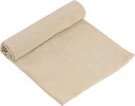 large natural linen fabric for embroidery and craft projects - 59" x 19 логотип