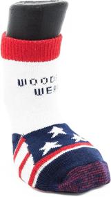 img 4 attached to Woodrow Wear Power Paws Advanced Dog 🐾 Socks – American Flag (XS) for 12-25 Pound Dogs