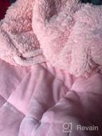 img 1 attached to Wemore Sherpa Fleece Weighted Blanket For Adult, 15 Lbs Dual Sided Cozy Fluffy Heavy Blanket, Ultra Fuzzy Throw Blanket With Soft Plush Flannel Top, 60 X 80 Inches Pink On Both Sides review by Amanda Austin