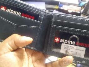 img 6 attached to Efficient Organizers for Men: Alpine Swiss Commuter Hampton Collection Wallets, Card Cases & Money Accessories