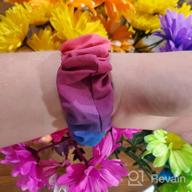 img 1 attached to Upgrade Your Fitbit Versa With TOYOUTHS Patterned Scrunchie Bands - Elastic, Stylish & Comfortable! review by Kevin Grizzle