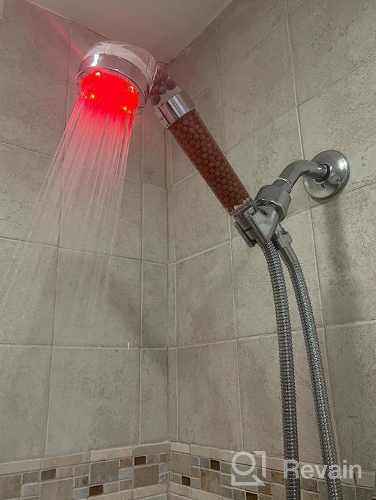 img 1 attached to High Pressure Water Saving Cobbe Led Shower Head With Filter And 7 Color Auto Spray - Battery-Free Handheld Showerhead With Filtration review by Jon Dunn