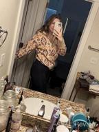 img 1 attached to Stay Cozy In Style With BLENCOT Women'S Oversized Half Zip Boho Sweater review by Rachel Murray