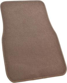 img 2 attached to 🚗 BDK Classic Carpet Floor Mats: Universal Fit for Car & Auto - Front & Rear with Heelpad - Dark Beige