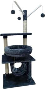 img 1 attached to KIYUMI Scratching Platform Furniture Activity Cats and Beds & Furniture