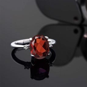 img 1 attached to Gem Stone King Engagement Birthstone Women's Jewelry ~ Wedding & Engagement