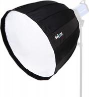 pro-grade selens hexadecagon softbox: ultra-deep parabolic umbrella with bowens mount for studio flash and speedlite lights logo