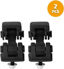 img 4 attached to 🚙 Rubber Hood Catches Set for 1997-2006 Jeep Wrangler TJ - Replaces #55176636AD, 68038118AA, 42422 - Right and Left Side Jeep Hood Catch