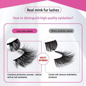 img 1 attached to Swing Into Beauty With 5D Mink Eyelashes: Natural And Dramatic Styles For Women