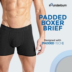 img 3 attached to Rounderbum Men'S Body Shaper Underwear With Butt Lifting And Slimming Effect - Boxer Briefs And Boxers For Improved Physique