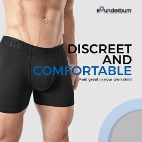 img 1 attached to Rounderbum Men'S Body Shaper Underwear With Butt Lifting And Slimming Effect - Boxer Briefs And Boxers For Improved Physique