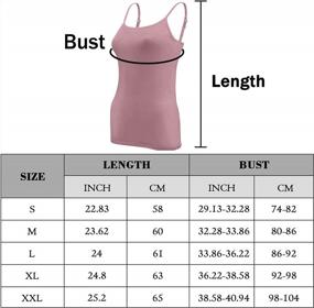 img 2 attached to Essential Women'S Camisole Set - 5-Pack Of Spaghetti Strap Tank Tops By BQTQ