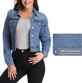 img 3 attached to Andy Natalie Womens Jacket Pockets Women's Clothing : Coats, Jackets & Vests
