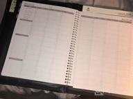 img 1 attached to 2023 Appointment Book/Planner - Weekly Planner, Jan 2023-Dec 2023, 8.26"X10.7", Daily/Hourly 15 Minute Intervals, Wirebound With Tabs - Grey review by Janet Battle