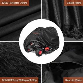 img 2 attached to 420D-Polyester Oxford Waterproof Heavy Duty Durable Riding Lawn Mower Tractor Cover - Eventronic