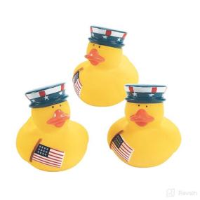 img 1 attached to 🦆 12-Piece Patriotic Special Occasion Rubber Ducks: Holiday, Awareness, and Seasonal Rubber Duckies