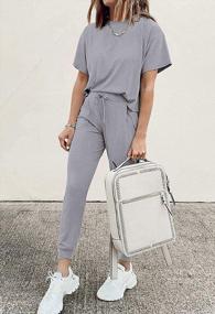 img 2 attached to Stay Stylish And Comfortable With Fixmatti Women'S 2 Piece Casual Sweatsuit Set
