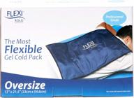 flexikold gel cold pack (oversize: 13" x 21.5") - ice compress, therapy for pain and injuries of shoulder, back - a6302-cold - (x-large) by natracure logo