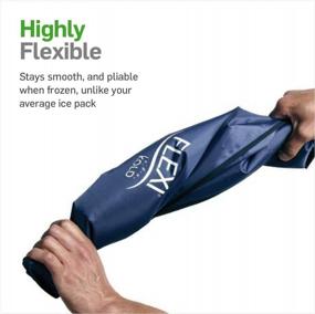 img 1 attached to FlexiKold Gel Cold Pack (Oversize: 13" X 21.5") - Ice Compress, Therapy For Pain And Injuries Of Shoulder, Back - A6302-COLD - (X-Large) By NatraCure