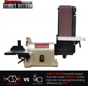 img 2 attached to Bucktool BD4801: Power Your Projects With A Bench Belt And Disc Sander