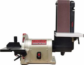 img 4 attached to Bucktool BD4801: Power Your Projects With A Bench Belt And Disc Sander