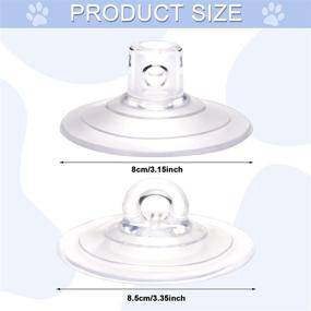 img 2 attached to 🐱 8-Piece Cat Window Perch Suction Cups - Replacement Suction Cups for Kitty Window Hammocks, Pet Beds, and Seats - 2 Styles Available - Premium Pet Supplies