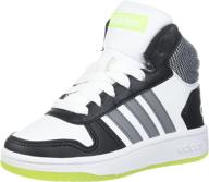 👟 adidas unisex hoops basketball athletic shoes for little girls логотип