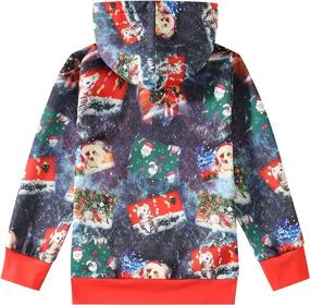 img 3 attached to SSLR Holiday Christmas Pullover Sweatshirts Boys' Clothing - Fashion Hoodies & Sweatshirts
