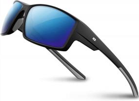img 4 attached to RIVBOS RB831: The Ultimate Polarized Sports Sunglasses For Men With Unbreakable TR90 Frame