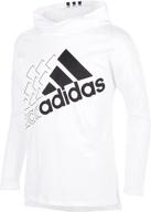 👚 stylish and comfy: adidas sleeve hooded heather graphic girls' clothing at active логотип