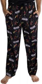 img 4 attached to Marvel Retro Allover Loungewear Pajama