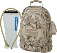 🎒 mercury tactical gear code alpha tac pac: expandable 3-day backpack with hydrapak 3l hydration system - marpat desert, one size - buy now! логотип