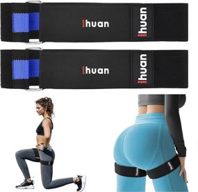 img 4 attached to Ihuan Women'S BFR Resistive Bands For Booty - Glute And Thigh Straps For Effective Workouts, Butt Lift Bands For Enhanced Results, Leg And Butt Occlusion Bands For Blood Flow Restriction.