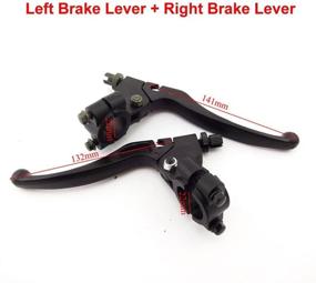 img 1 attached to 🏍️ High-Quality 7/8" Left Right Clutch Brake Handle Levers Perch for XR80 XR100 CRF80 CRF100 Pit Dirt Motor Bike Motocross Motorcycle