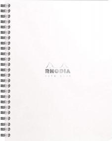 img 4 attached to A5+ RHODIA 193421C White Notebook: Soft Cover, 160 Detachable Pages, 80 G/M Clairefontaine Paper - Full Bound Spiral Notebook