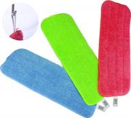 universal reveal mop cleaning pads - compatible with all 🧹 spray mops, reveal mops, and machine washable (3pcs, 15.5 * 5.5inch) logo