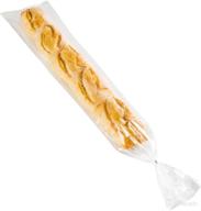 🥖 bag tek 28 inch x 6 inch bread bags, 250 with wicket dispenser bread loaf bags - micro perforated, freezer safe, clear plastic baguette bags, disposable - ideal for restaurants логотип