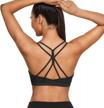 get comfortable and supported in rolewpy's strappy yoga sports bras for women logo