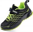 lightweight and breathable kids tennis shoes by ubfen for running, gym, and sports activities logo