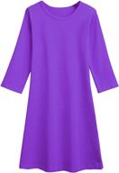 vwmyq cotton t shirt bathing coverup girls' clothing ~ dresses logo