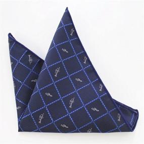 img 2 attached to 👔 GUSLESON Stylish Necktie Set with Handkerchief and Cufflinks